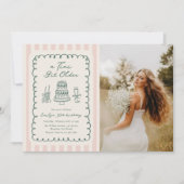 Invitation Tini Bit Older Hand Drawn 30th Birthday Photo (Devant)