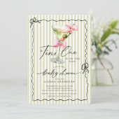 Invitation Tini One Baby shower (Debout devant)
