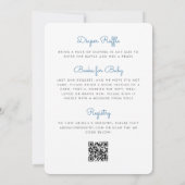 Invitation Tini One Espresso Martini QR Code Boy Baby shower (Dos)