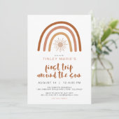 Invitation TINLEY Boho Terracotta arc-en-ciel soleil premier  (Debout devant)