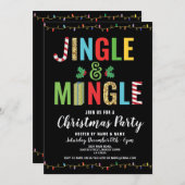 Invitation Tintez et mélangez l'invitation de vacances de (Devant / Derrière)