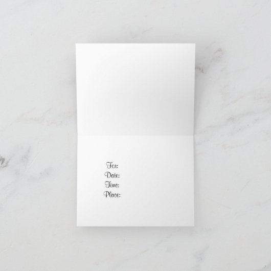 Invitation Tiny Bear (Intérieur)