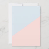 Invitation Tiny Blessing est sur la voie du Genre Reveal Part (Dos)