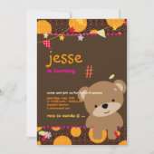 Invitation Tiny Teddy Bear (Devant)