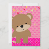 Invitation Tiny Teddy Bear (Dos)