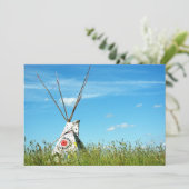 Invitation Tipi (Debout devant)