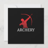 Invitation Tir à l'arc flèche Bowman Archer Cadeau (Devant)