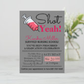 Invitation Tiré Oui !Invitation à l'obtention d'un diplôme d' (Debout devant)