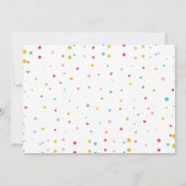 Invitation Tirée Appeler Tous Les Animaux De Fête Safari Anni (Dos)