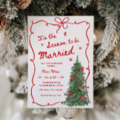 Invitation Tis the Season to be Married Holiday Bridal Shower