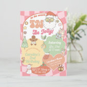 Invitation Tis the season two be jolly 2nd birthday invite. (Debout devant)