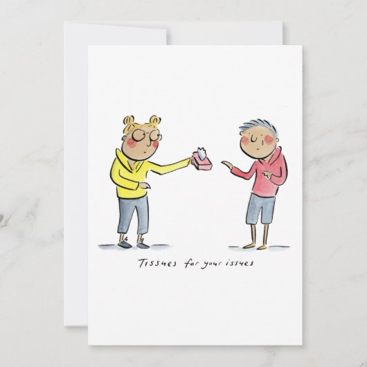 Invitation Tissus pour vos problèmes (Devant)