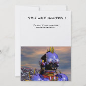 Invitation TITAN CYBORG PORTRAIT Blue Science Fiction, Scifi (Dos)