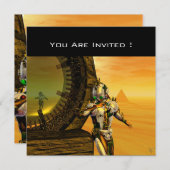 INVITATION TITAN DANS LE DÉSERT D'HYPERION (Devant / Derrière)