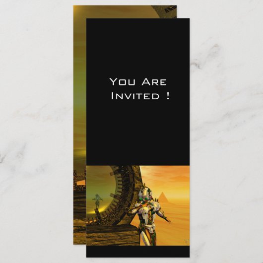 INVITATION TITAN DANS LE DÉSERT D'HYPERION (Devant / Derrière)