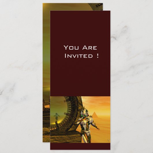 INVITATION TITAN DANS LE DÉSERT D'HYPERION (Devant / Derrière)