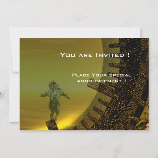 INVITATION TITAN DANS LE DÉSERT D'HYPERION (Dos)