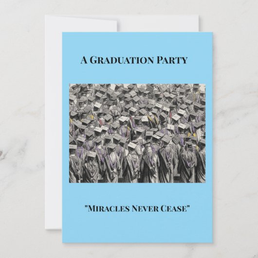 Invitation to a Graduation Party (Devant)