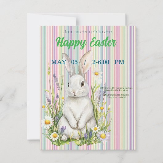 invitation to Easter with Peter Rabbit (Devant)