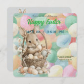 invitation to Easter with Peter Rabbit (Devant / Derrière)