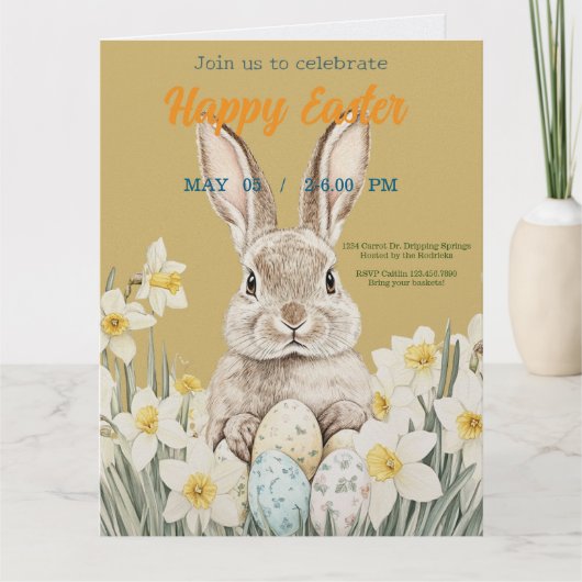 invitation to Easter with Peter Rabbit (Devant)