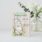 invitation to Easter with Peter Rabbit RSVP Kaartje (Staand voorkant)