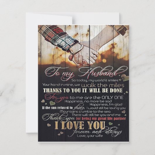 Invitation To My Husband Gift | Letter For Him | (Devant)