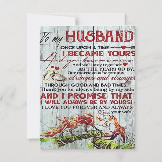 Invitation To My Husband Gift | Letter For Him | (Devant)