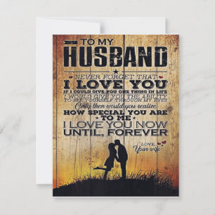 Invitation To My Husband Letter, Lovely Quotes Gift