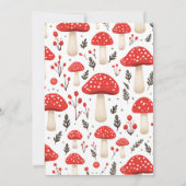 Invitation Toadstool fée princesse palais enfant fille annive (Dos)