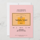 Invitation Toast Champagne (Devant)