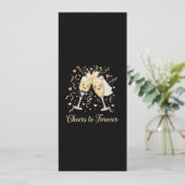 Invitation Toast de célébration de mariage (Debout devant)
