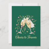 Invitation Toast de célébration de mariage (Devant)