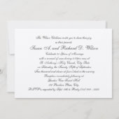 Invitation Toast de Champagne/ 25e anniversaire (Dos)