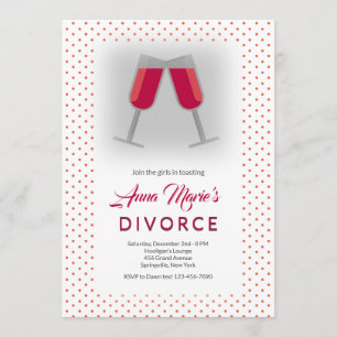 Invitation Toast de Divorce