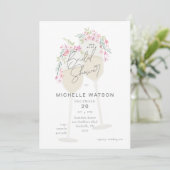 Invitation Toast Floral (Debout devant)