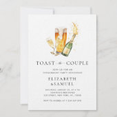 Invitation Toast the Couple Wedding shower Fiançailles (Devant)