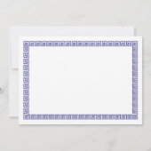 Invitation Toga fête Anniversaire Ivy Scroll Ancien Romain Ph (Dos)