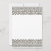 Invitation Toga grecque avec éléments de pierre (Dos)