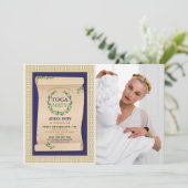 Invitation Toga Party Ancien Ancien Romain Anniversaire Ivy S (Debout devant)