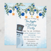 Invitation Toi Yéti à Faire la Fête (Devant / Derrière)