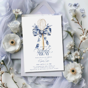 Invitation Toile Bleu Poussiéreux Emporté par les Vents Enter