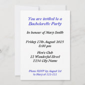 Invitation Toile d'araignée dorée d'art abstrait (Dos)