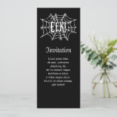 Invitation Toile d'araignée EEK (Debout devant)