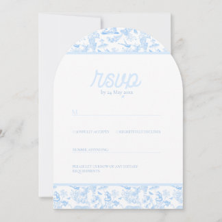 Invitation Toile de Chinoiserie de la Jungle de Preppy