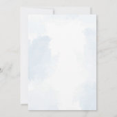 Invitation Toile De Jouy Blue Anniversaire (Dos)