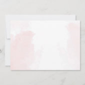 Invitation Toile De Jouy Fille Rose Baby shower Photo (Dos)