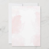 Invitation Toile De Jouy Pink Girl Baby Shower Party (Dos)