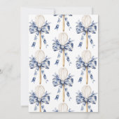 Invitation Toile Dusty Blue Whisaway Fête des mariées (Dos)