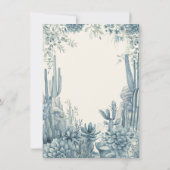 Invitation Toile Little Cowboy Teddy Bear Baby shower (Dos)